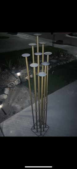 Gold Candle Holder