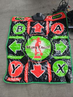Konami Stay Cool DDR Dance Pad / Mat - Dance Dance Revolution - Works Great!