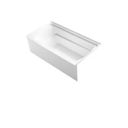 Sterling 60 in. x 32 in. Soaking Bathtub with Right Drain in White