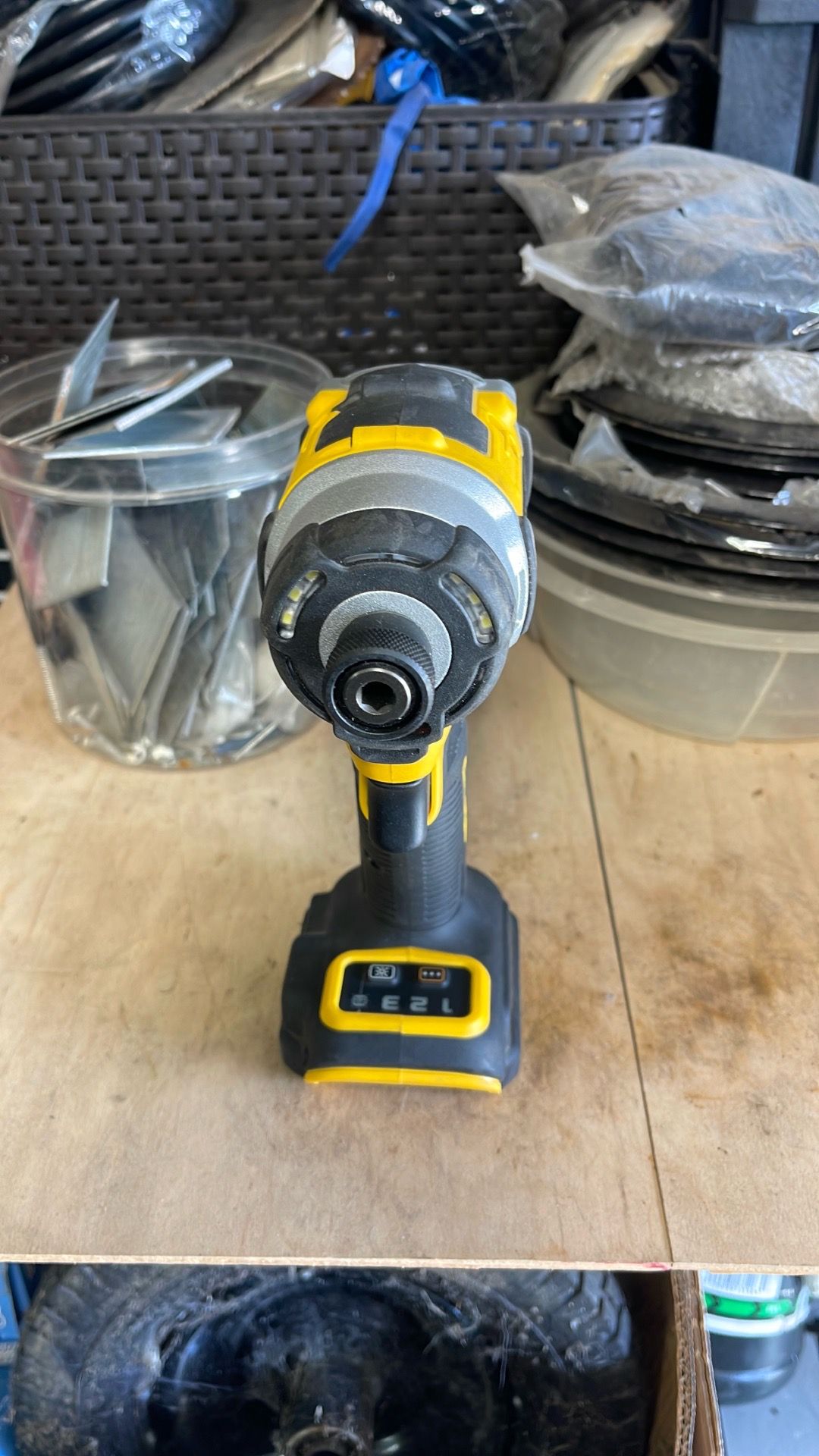 20 V XR Dewalt quarter inch three speed high torque impact driver tool only 20 V XR Dewalt quarter inch three speed high torque impact driver tool onl