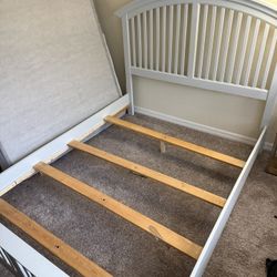 Queen Size Wooden Bedframe