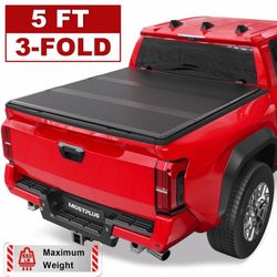 Hard Tri-Fold Tonneau Cover for 5.5 ft Truck Bed