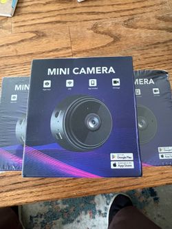 Five mini security cameras, brand new