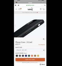 I Phone 12 Mini leather Case W/card Holder(black)