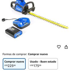 Sierra Para Cortar Arbustos Nueva Con Su Pula Y Su Cargador 