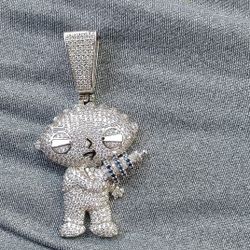 Copper And Cubic Zergonian Stewie Pendant 