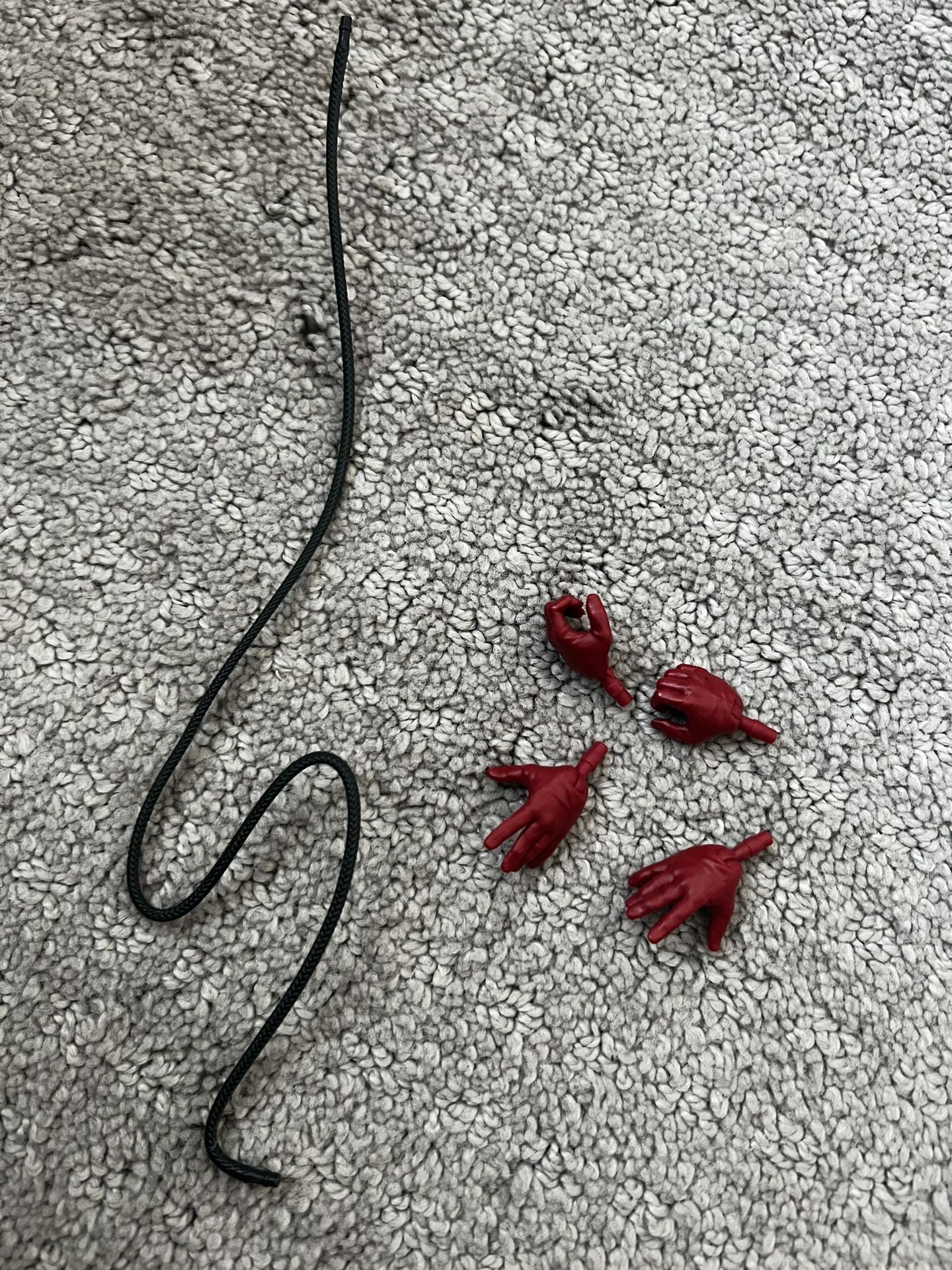 Daredevil hands and Baton effect Marvel legends