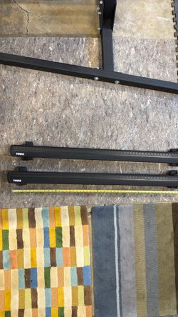 Thule aluminum roof rack for flush rails