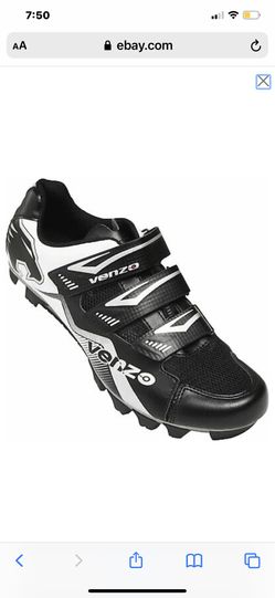 Venzo Mountain Bike Bicycle Cycling Shimano SPD Shoes Black