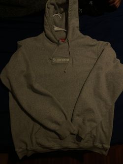 Supreme gray hoodie