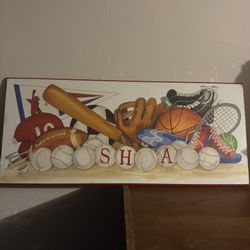 Sports-Themed Wall Art