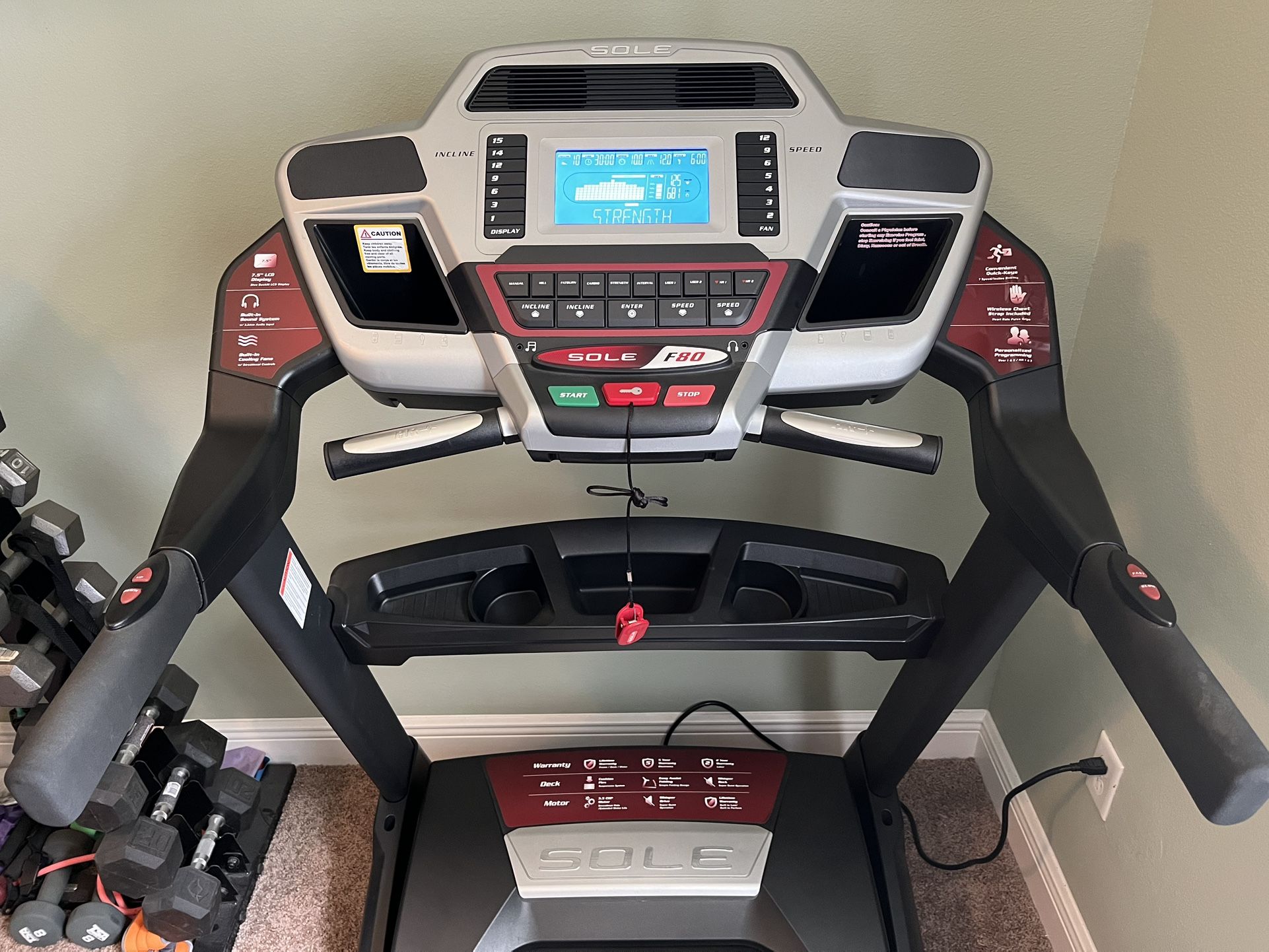 Sole F80 Treadmill 