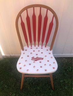 North Hills Indians wooden chair
