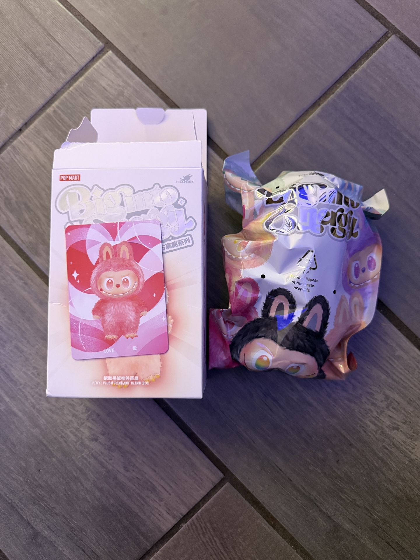 AUTHENTIC POPMART BIG INTO ENERGY "LOVE" (Open Box, Sealed Bag)