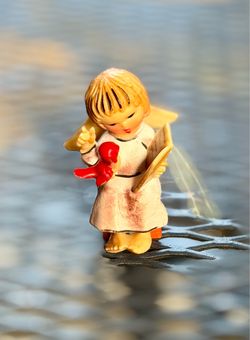Vintage angel ornament