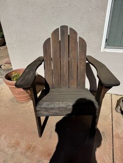 Wooden Adirondack Outdoor Chair