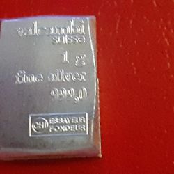 Valcambi Swiss Silver 1 Gram