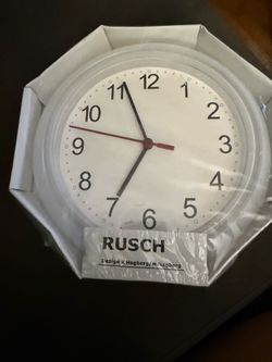 Wall clock- battery powered