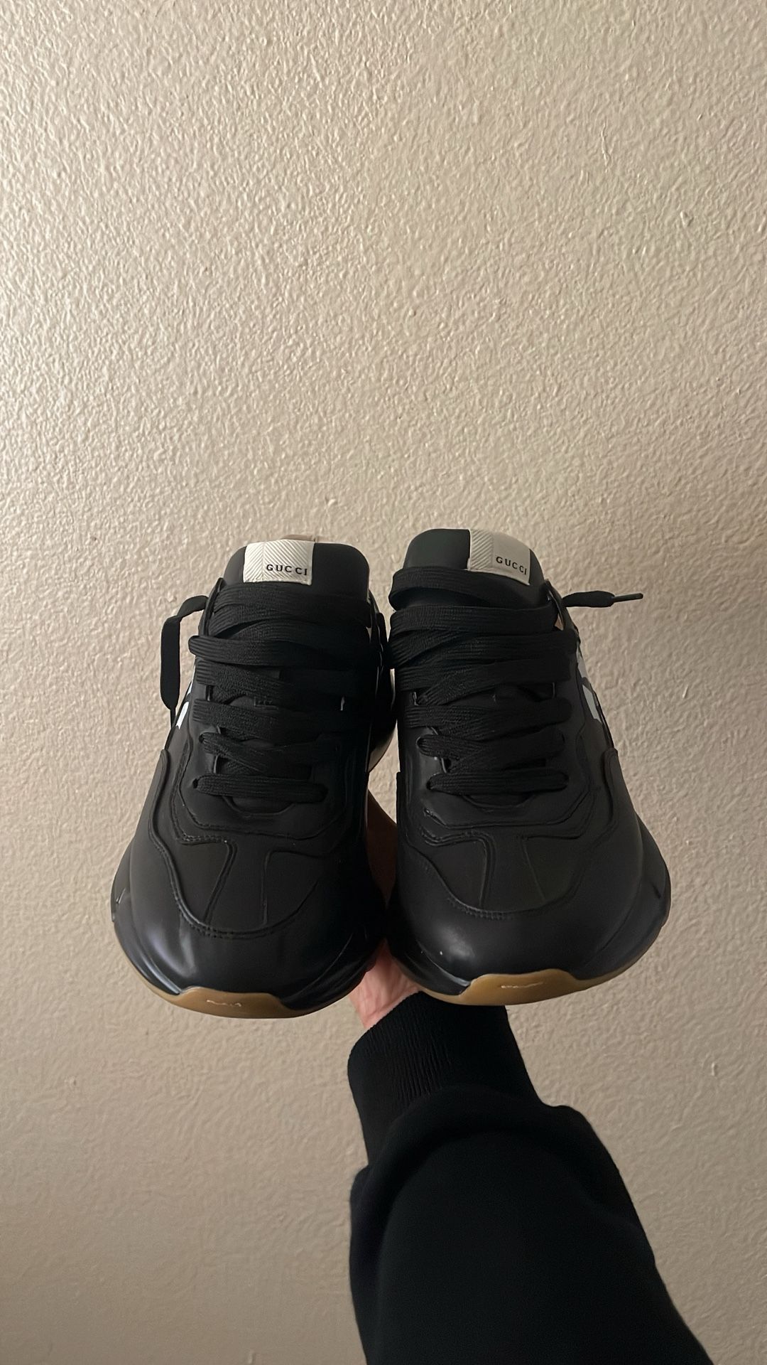 Black Gucci Rython X Yankee Collab Size 44