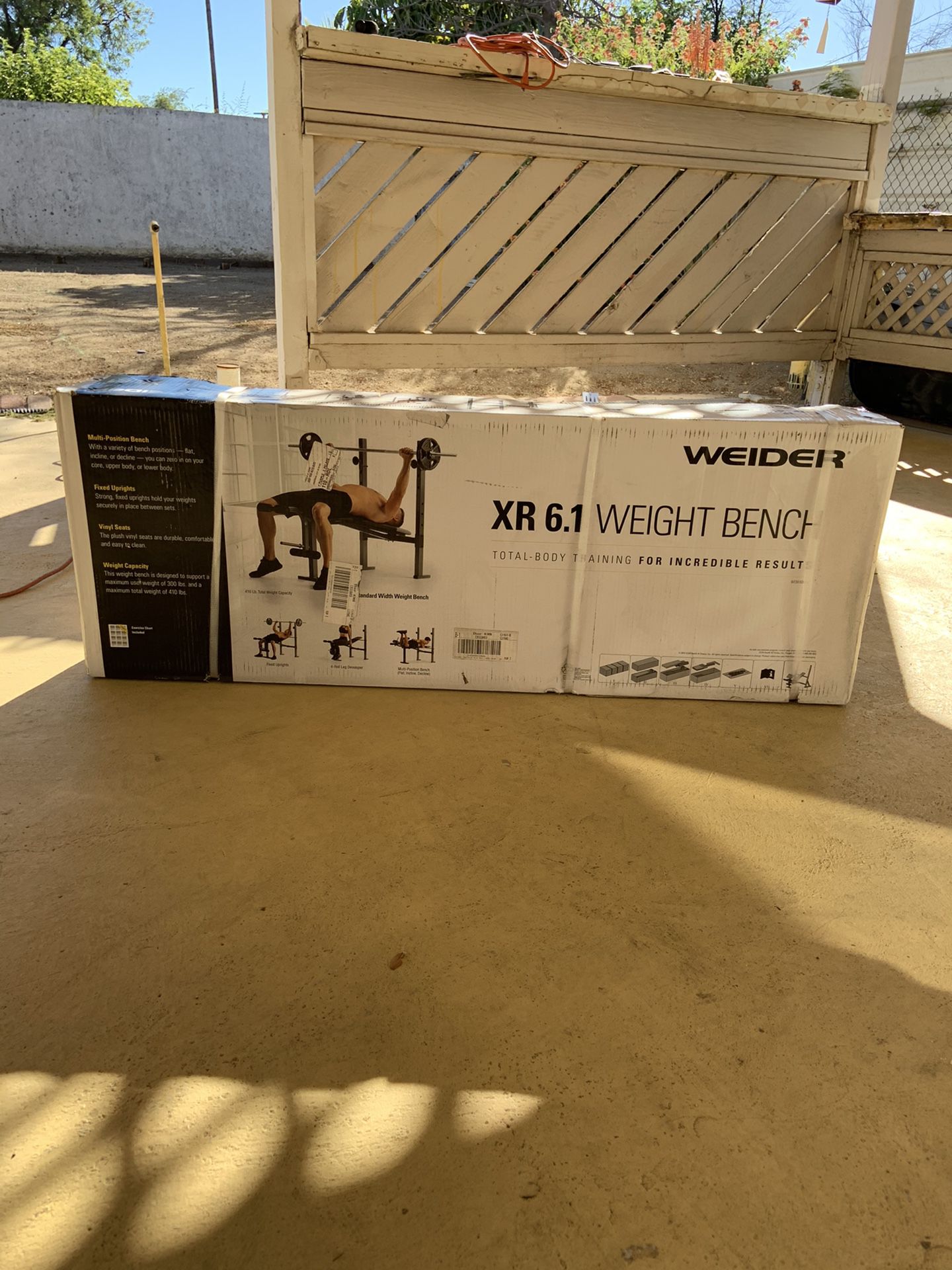 Weirder XR 6.1 weight Bench