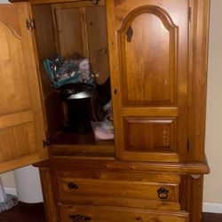 Big Wooden Dresser 