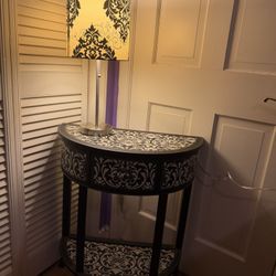 Matching Side Table And Lamp