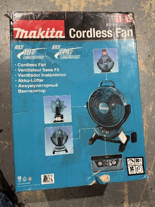 Makita Cordless Fan
LXT
LXT
18144
LITHIUM-ION
LITHIUM-ION $235