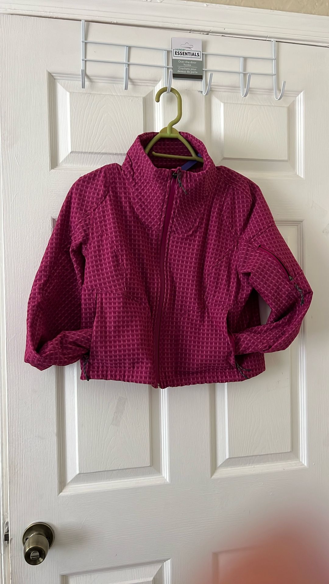 lululemon water repellant hiking fleece grid jacket