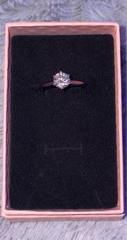 Moissanite ring