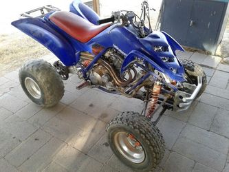 02 yamaha raptor 660 chromed quad