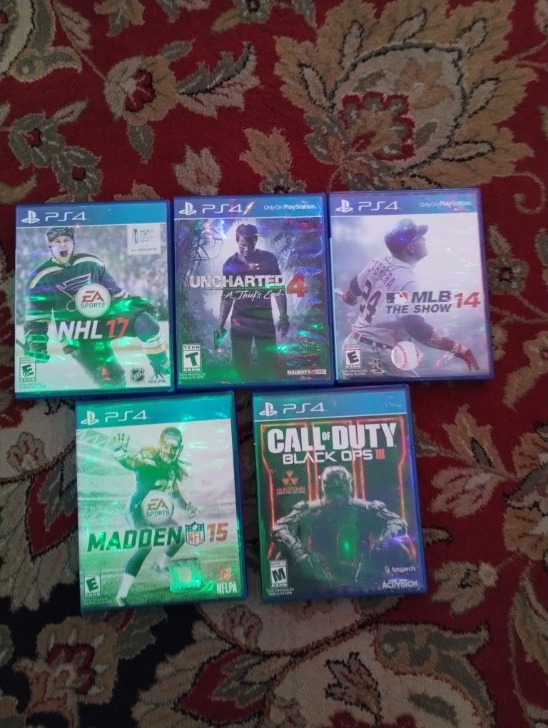 Juegos De PS4 En Buenas Condiciones $10 Cada Uno