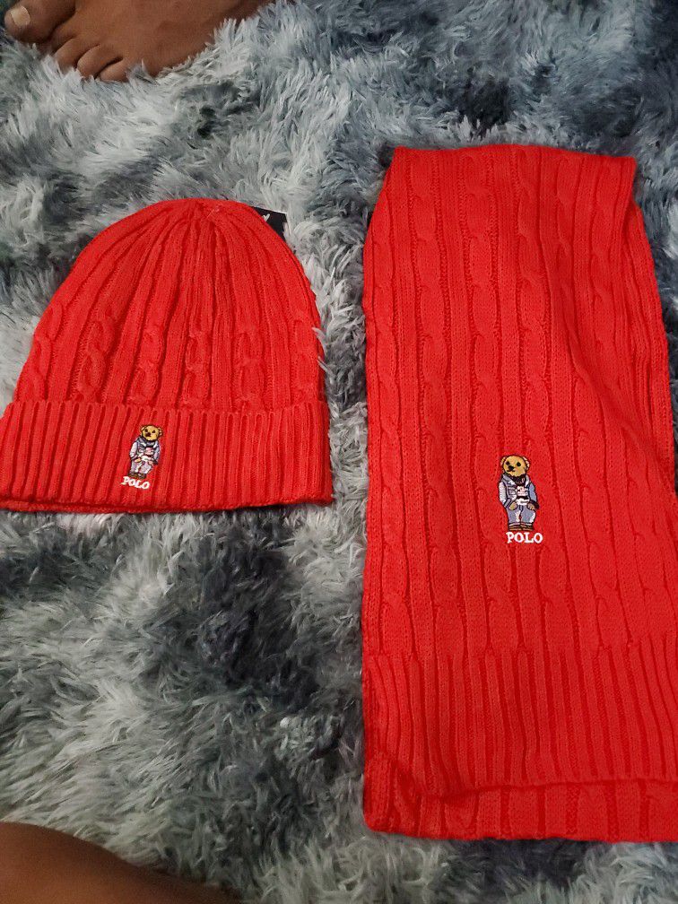 Polo Ralph Lauren Hat And Scarf Set for Sale in Brooklyn, NY - OfferUp