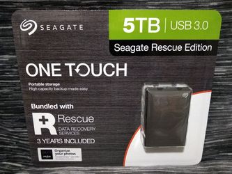 5TB/USB 3.0
Seagate Rescue Edition
ONE TOUCH