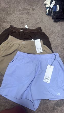 Alo shorts 3 pair size medium