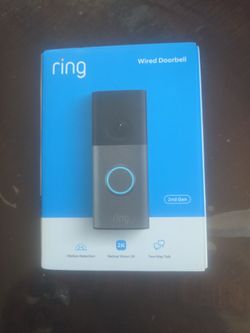Ring wired doorbell