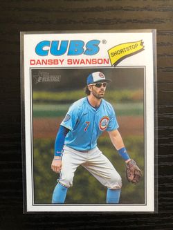 Dansby Swanson 2026 Topps Heritage Base Card #97
