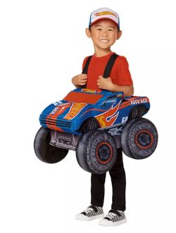 Hot Wheels Race Car Costume with Matching Hat – One Size