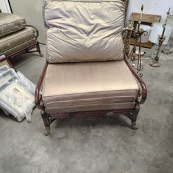 Rattan Framing, Silk Cushions, Nice Comfortable Lounge Chairs 