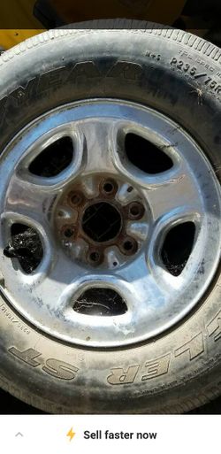 6 lug spare wheel
