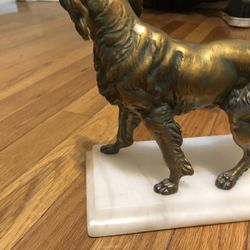 Bronze Dog Statue 