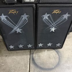 2 Peavey Model 215 speakers $300 For Both One 