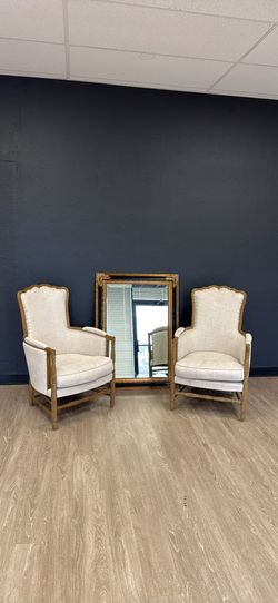 Restoration Hardware 18th C. French Upholstered Bergere Chair - Design Plus Gallery