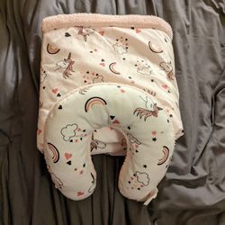 Unicorn Baby Blanket & Neck Pillow  Thumbnail