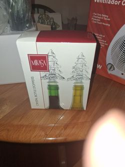 Mikasa Crystal Christmas Tree Bottle Stoppers