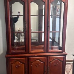 2 PIECE CHINA CABINET 