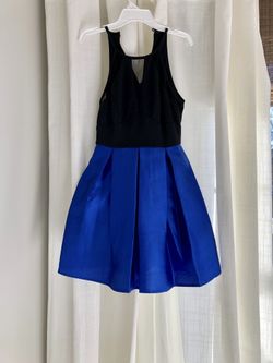 Fit n flare mini satin Prom dress/ special occasion dress- size 1-2