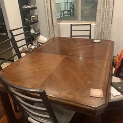 Dark Wood Dining Room table
