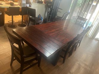 Wood table