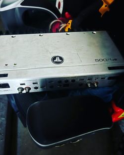 Jl Audio, 500/1v2, Grey, About 13 Inches By 6.5 Dep Is Like 3.5-4 Inches