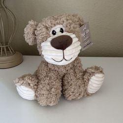 Plush Beige Valentine’s Day Teddy Bear 